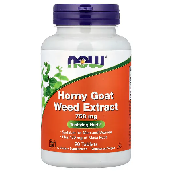 NOW Foods Horny Goat Weed Extract 90 Tablets