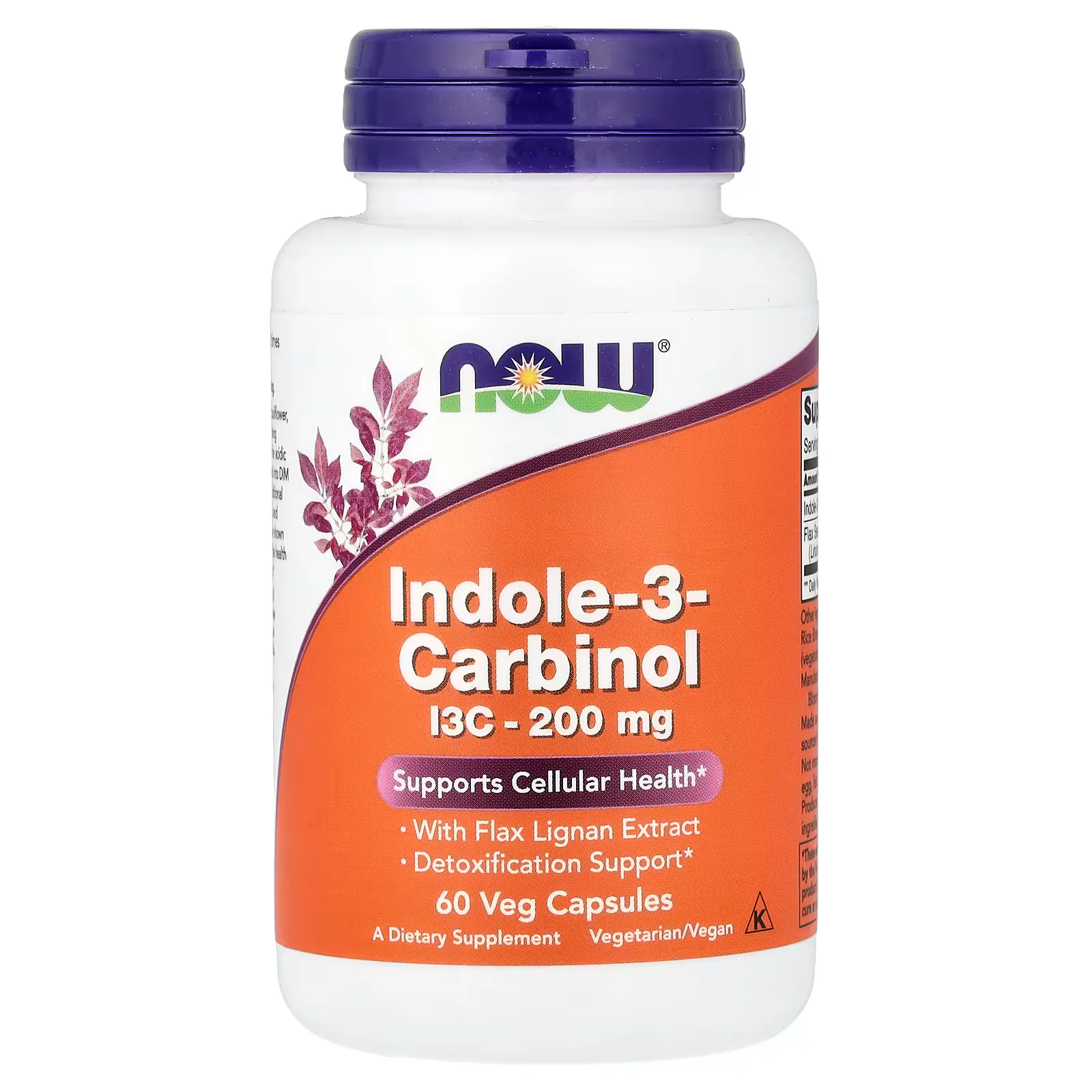 NOW Foods Indole-3-Carbinol 60 Veg Capsules