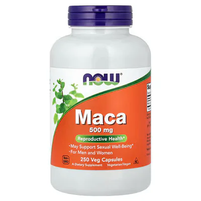 NOW Foods Maca 500mg Veg Capsules