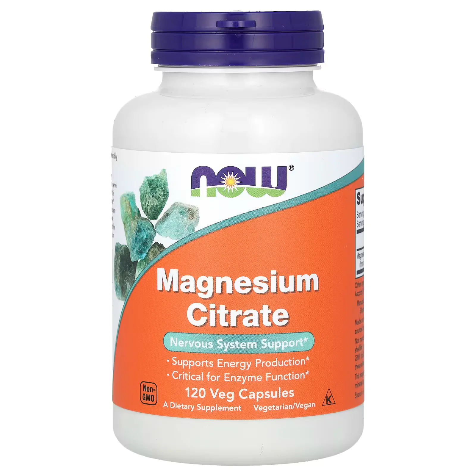 NOW Foods Magnesium Citrate 133mg Veg Capsules