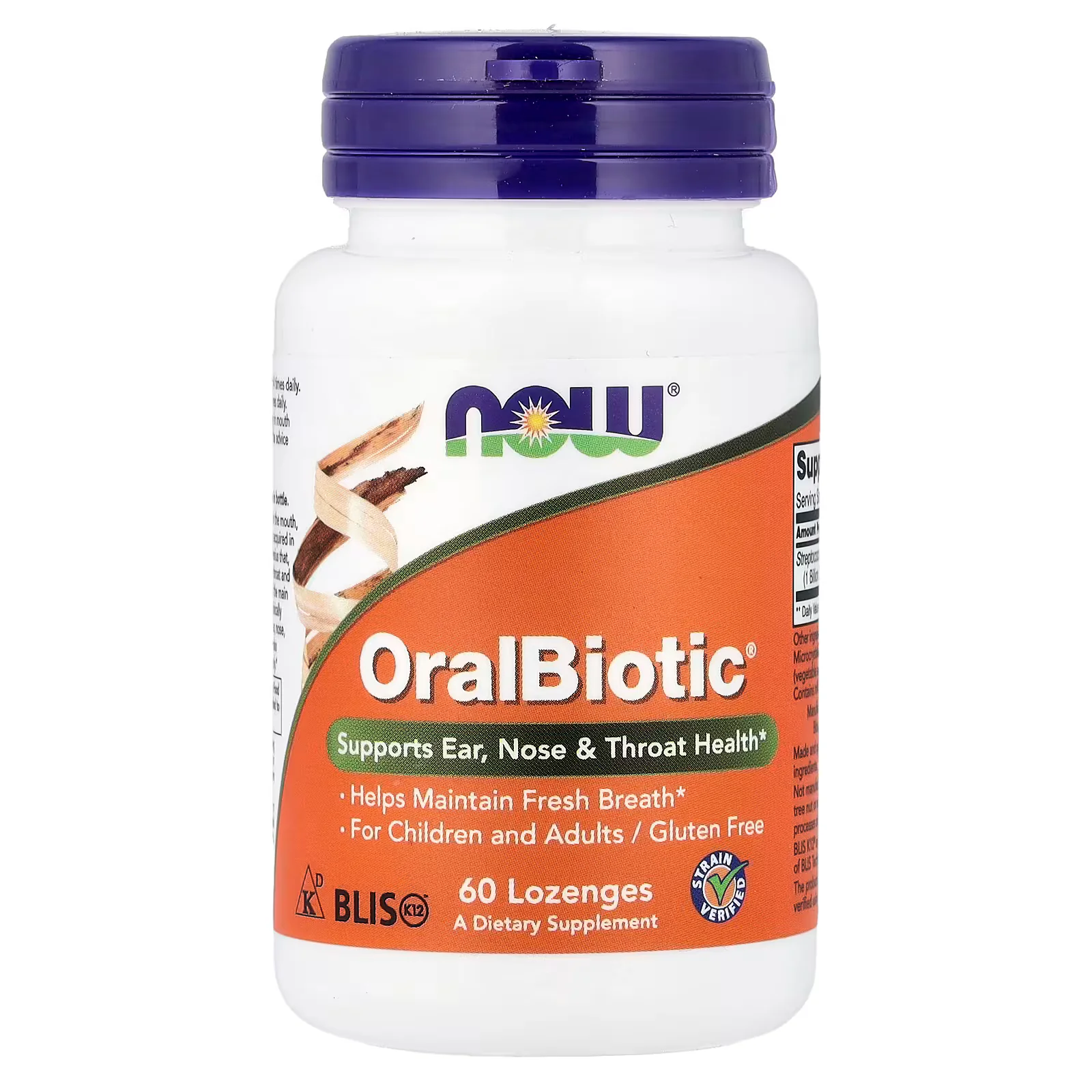 NOW Foods OralBiotic® 60 Lozenges