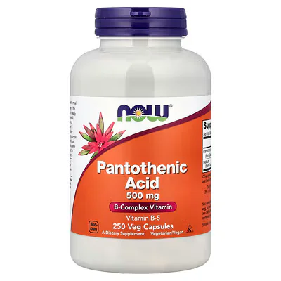 NOW Foods Pantothenic Acid Veg Capsules