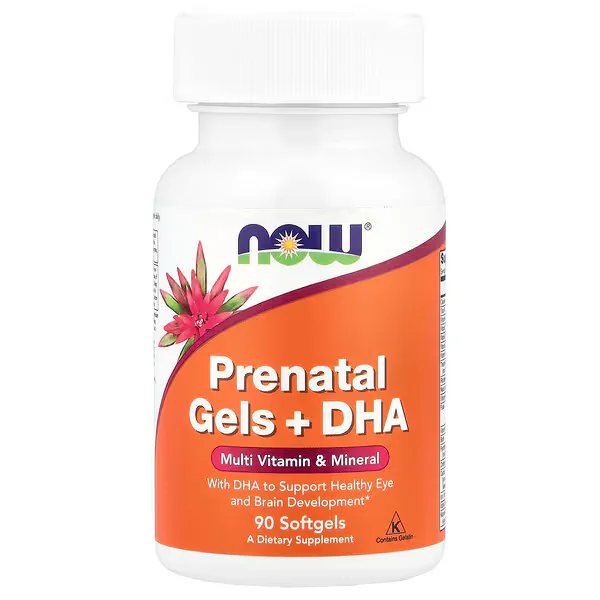 NOW Foods Prenatal Gels + DHA Softgels