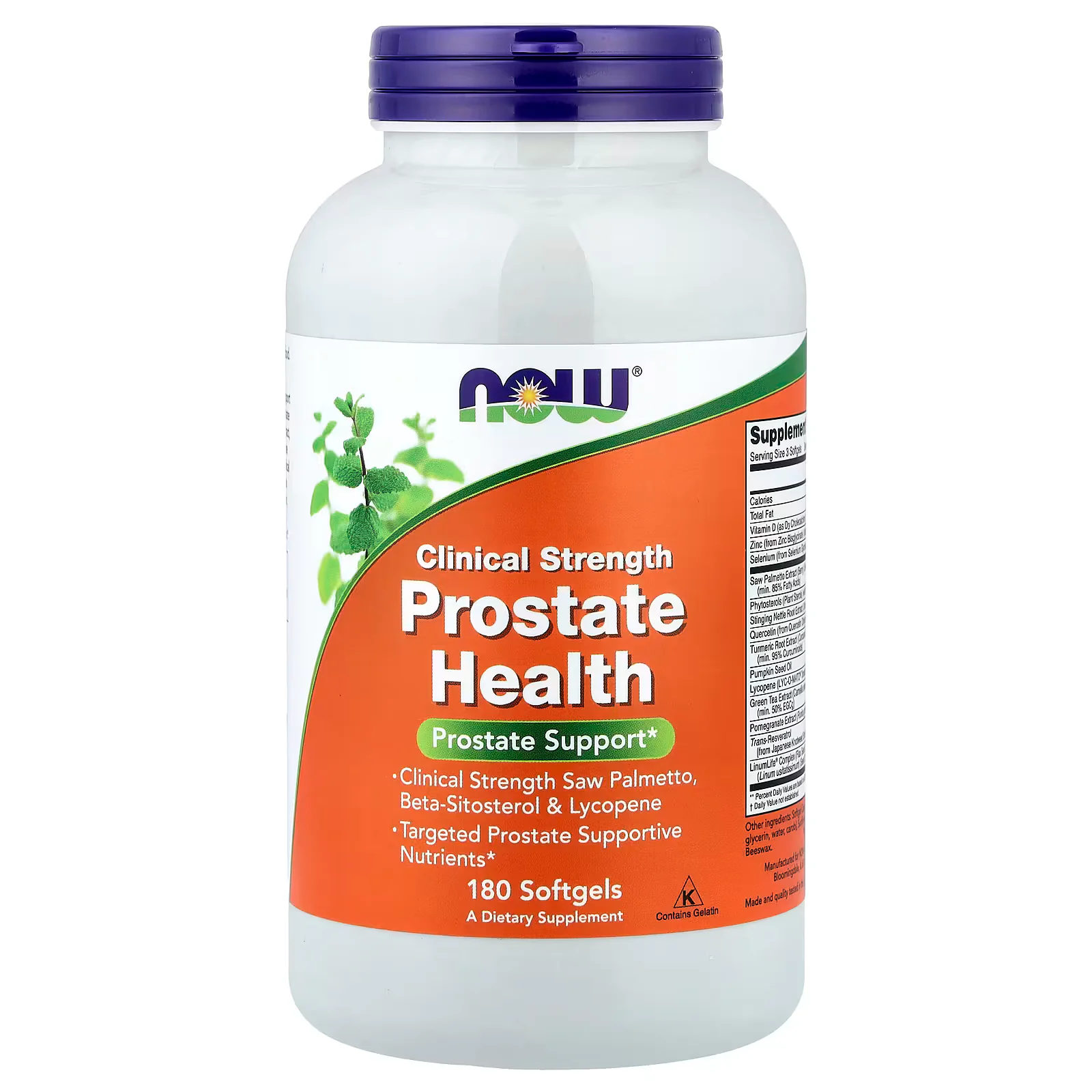 NOW Foods Prostate Health Clinical Strength Softgels