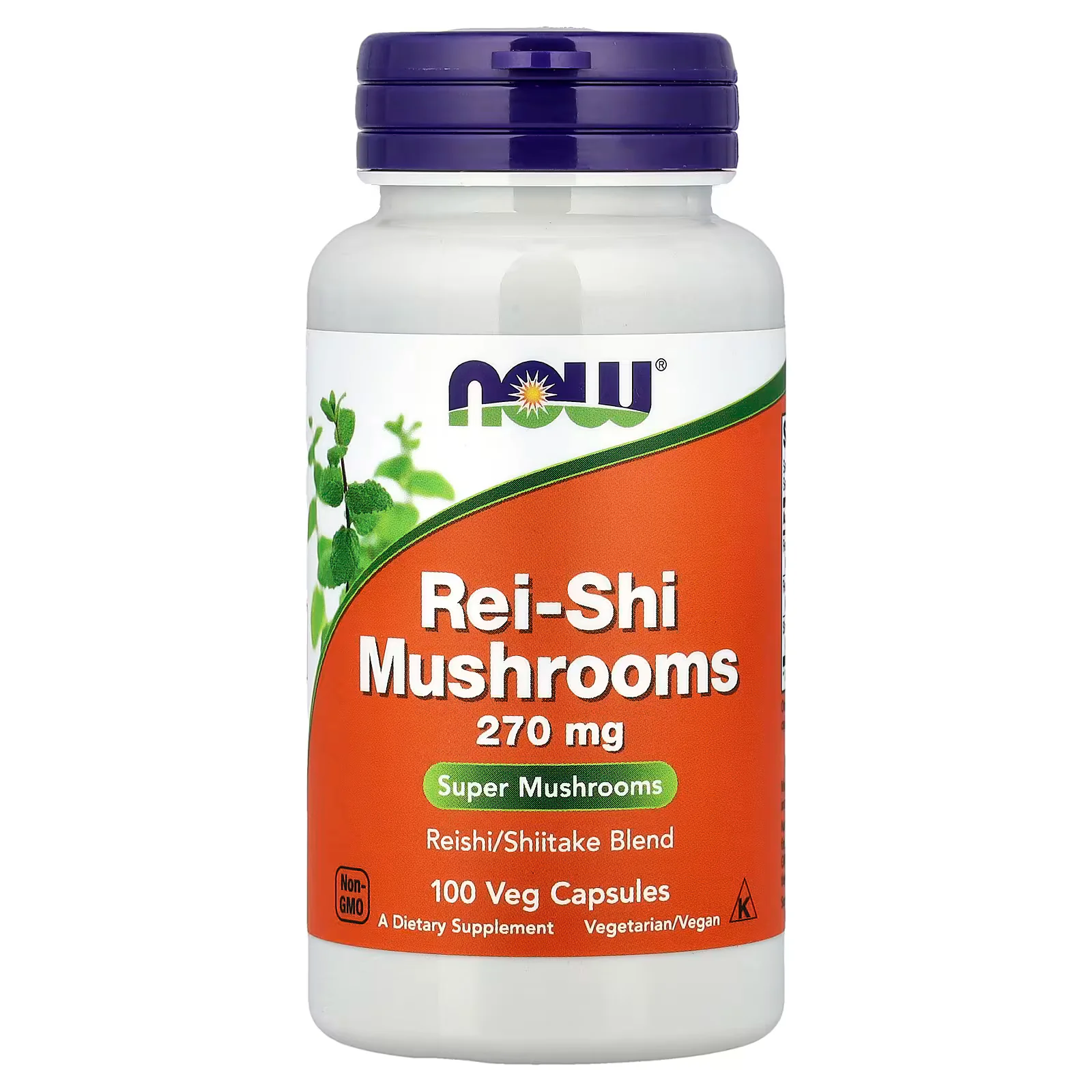 NOW Foods Rei-Shi Mushrooms 100 Veg Capsules
