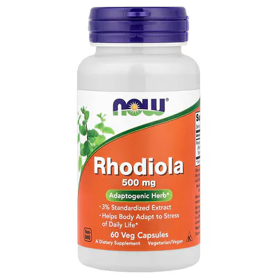 NOW Foods Rhodiola 500mg Veg Capsules