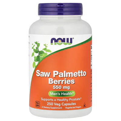 NOW Foods Saw Palmetto Berries 550mg Veg Capsules
