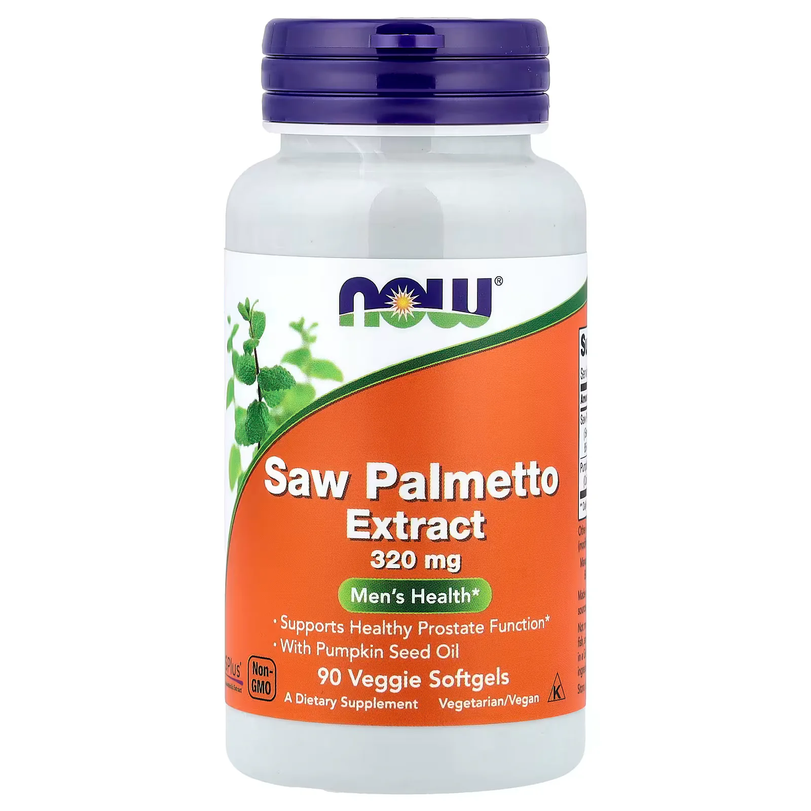 NOW Foods Saw Palmetto Extract 90 Veggie Softgels