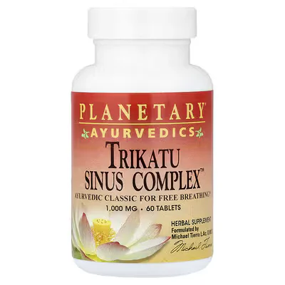 Planetary Herbals Ayurvedics, Trikatu Sinus Complex™ 1000mg Tablets