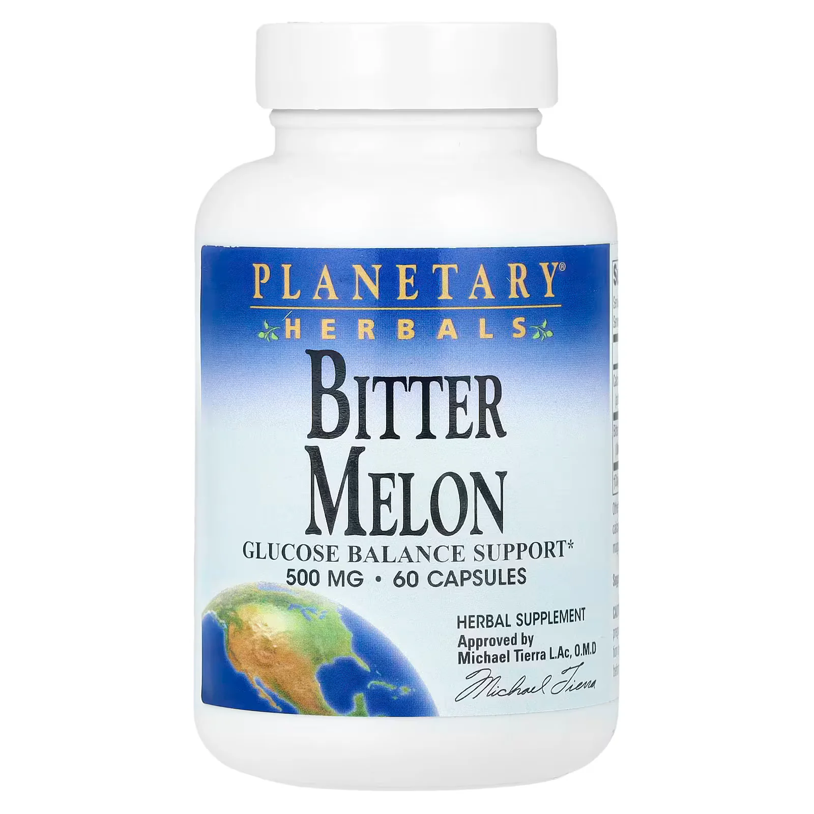 Planetary Herbals Bitter Melon 500 mg Capsules