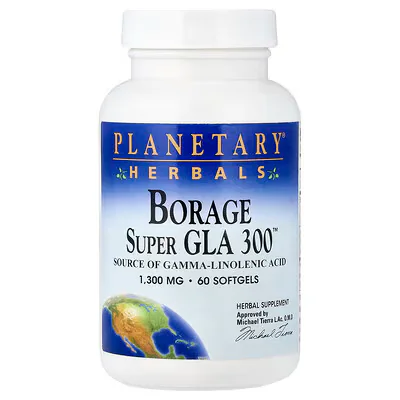 Planetary Herbals Borage Super GLA 300™ 1300 mg Softgels