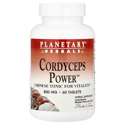 Planetary Herbals Cordyceps Power™800mg Tablets
