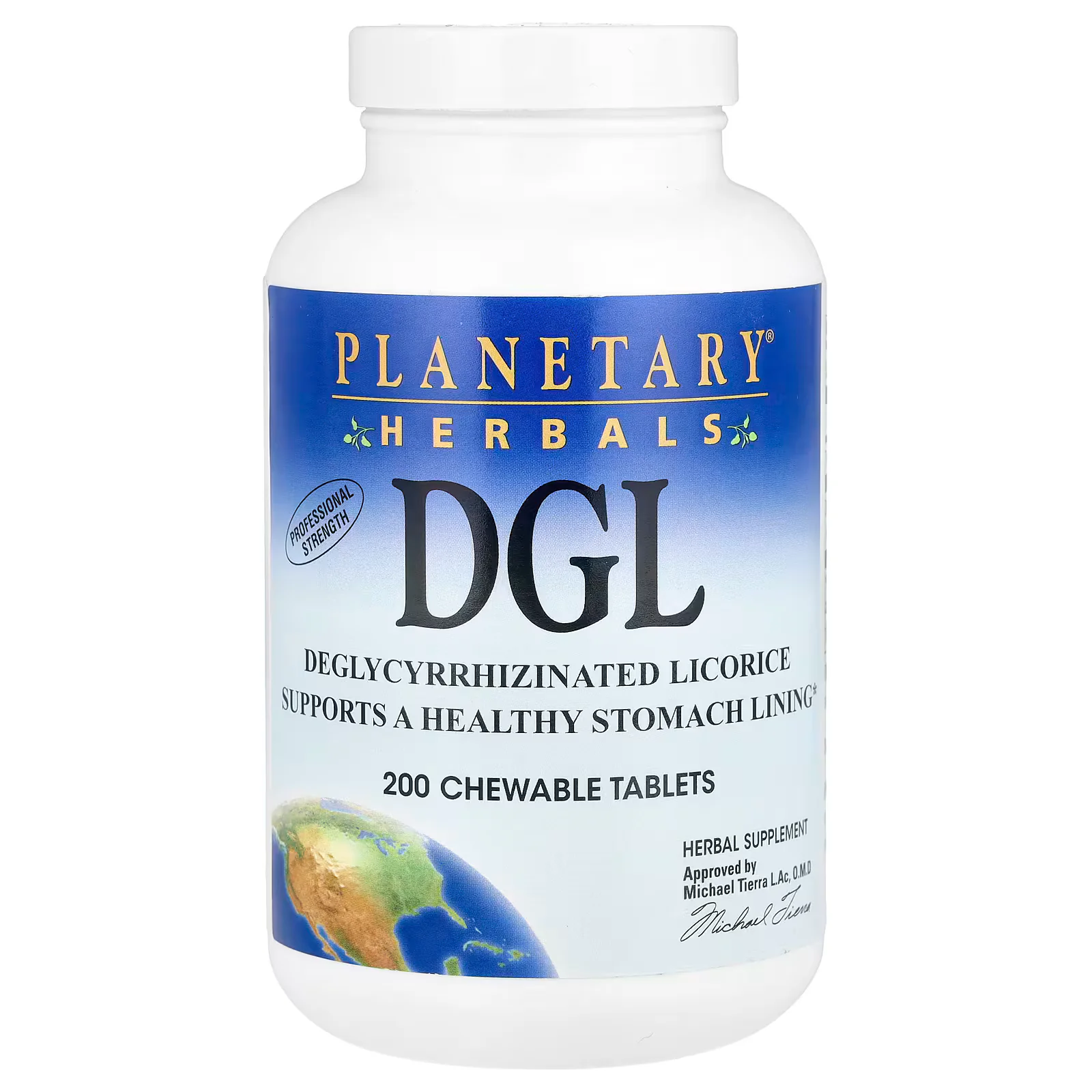 Planetary Herbals  DGL 380 mg Chewable Tablets