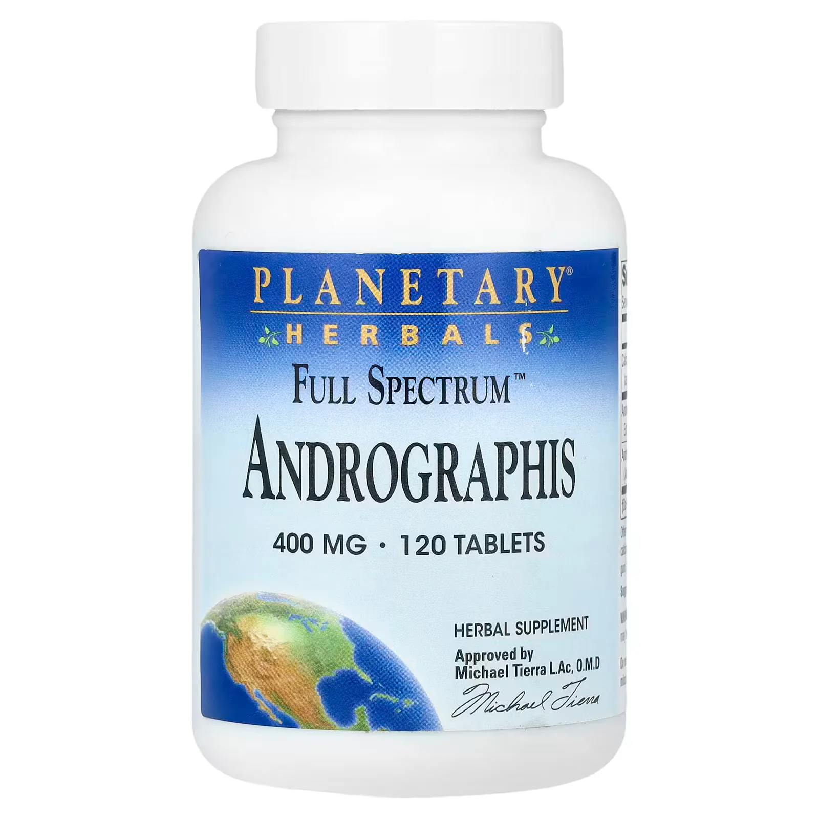 Planetary Herbals Full Spectrum™ Andrographis 400 mg Tablets