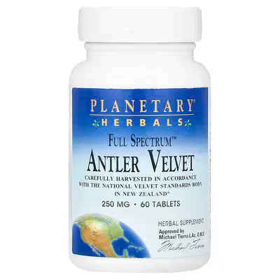 Planetary Herbals  Full Spectrum™ Antler Velvet 250mg  Tablets