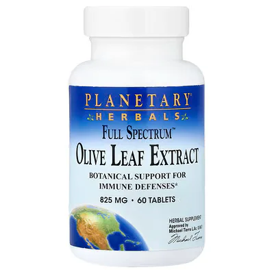 Planetary Herbals Full Spectrum™ Olive Leaf Extract 825 mg Tablets