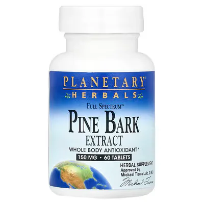 Planetary Herbals Full Spectrum™ Pine Bark Extract 150mg Tablets