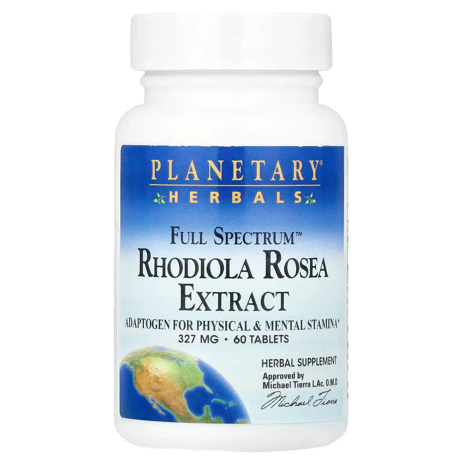 Planetary Herbals Full Spectrum™ Rhodiola Rosea Extract 327 mg Tablets
