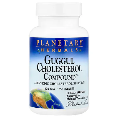 Planetary Herbals Guggul Cholesterol Compound™ 375mg Tablets