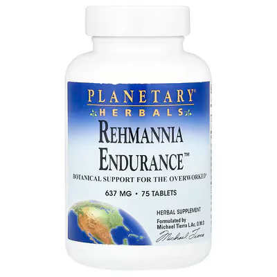 Planetary Herbals Rehmannia Endurance 637mg  Tablets