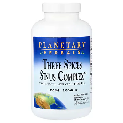Planetary Herbals Three Spices Sinus Complex™1000mg Tablets