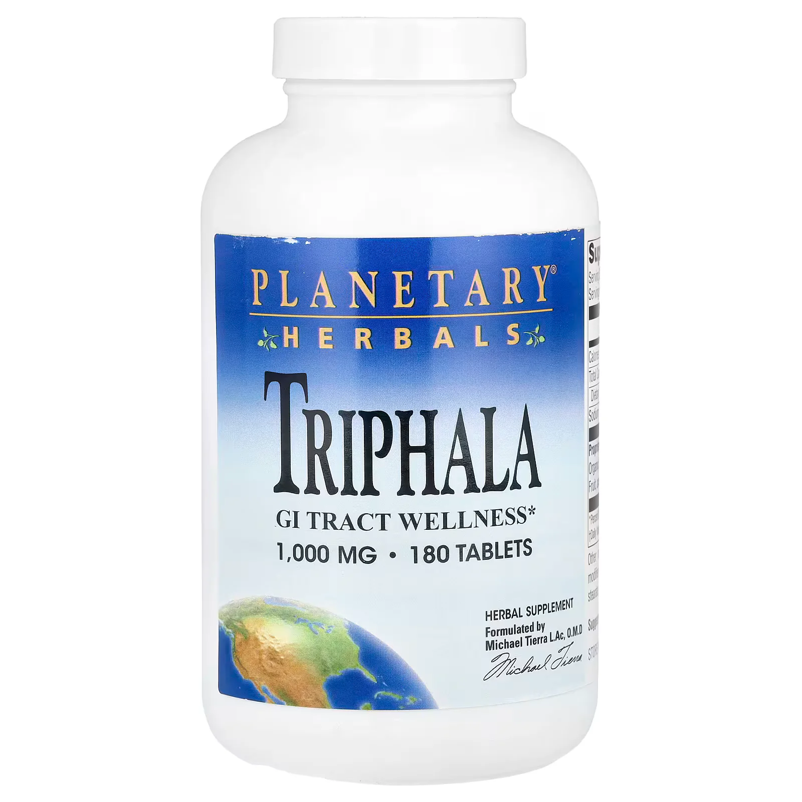 Planetary Herbals Triphala 1000 mg Tablets