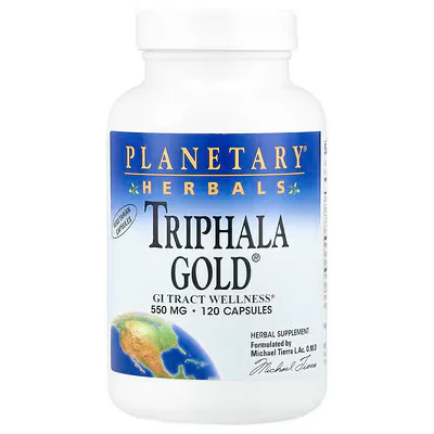 Planetary Herbals Triphala Gold® 550mg Capsules