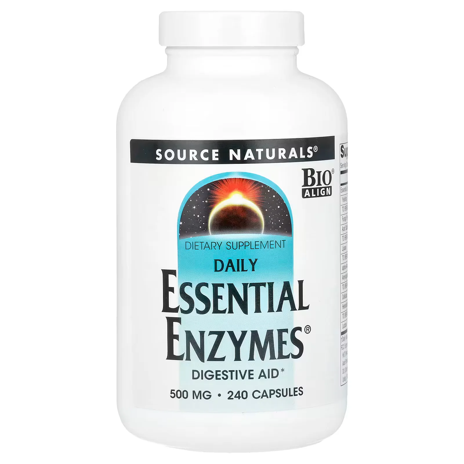 Source Naturals Daily Essential Enzymes® 500mg  Capsules