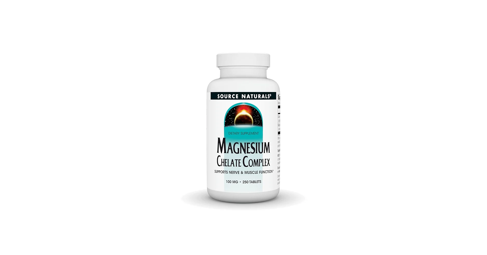 Source Naturals Magnesium Chelate Complex, 100mg  Tablets