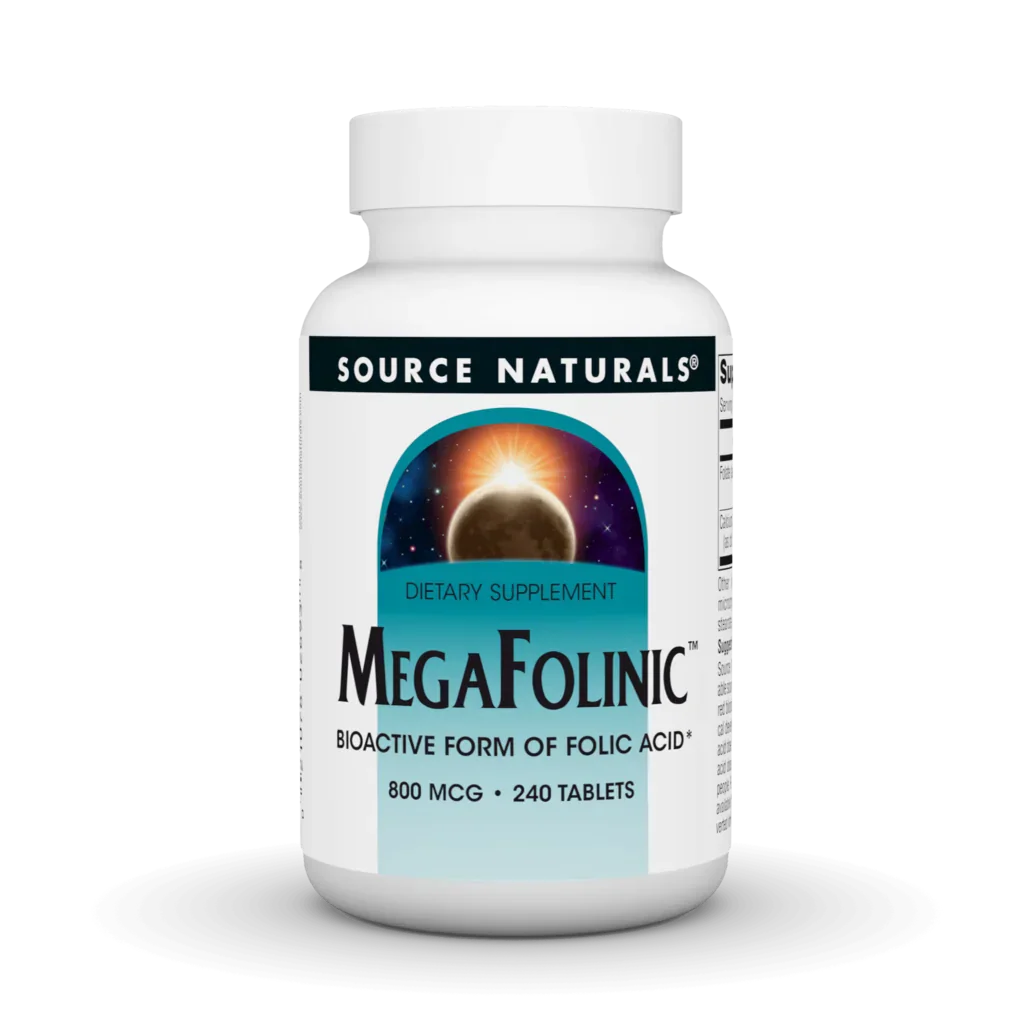 Source Naturals MegaFolinic™ 800 mcg Tablets