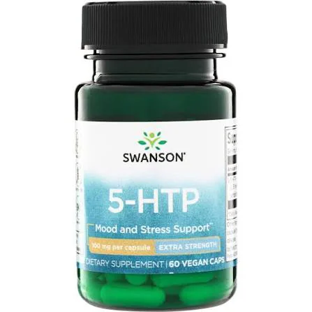 Swanson Vitamins 5-HTP 100mg Vegan Capsules