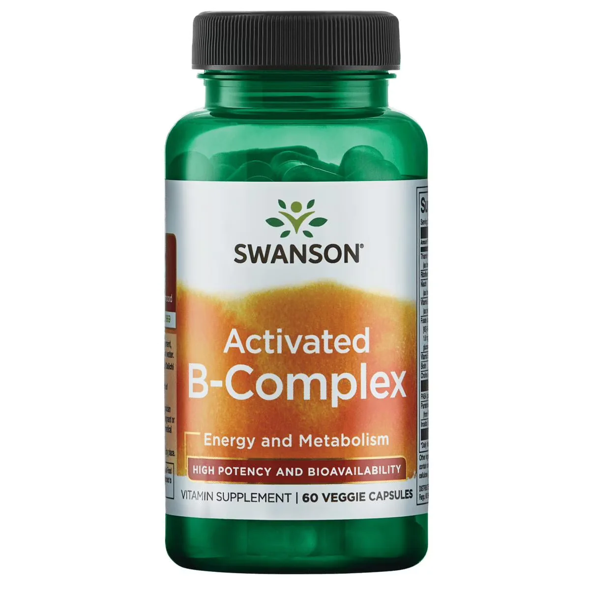 Swanson Vitamins Activated B-Complex 60 Vegan Capsules