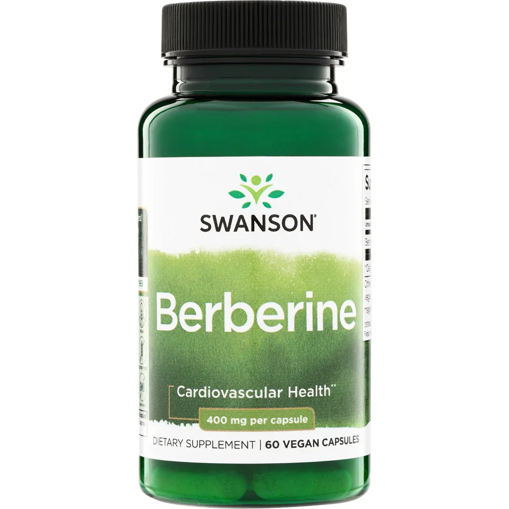 Swanson Vitamins Berberine 400mg 60 Vegan Capsules
