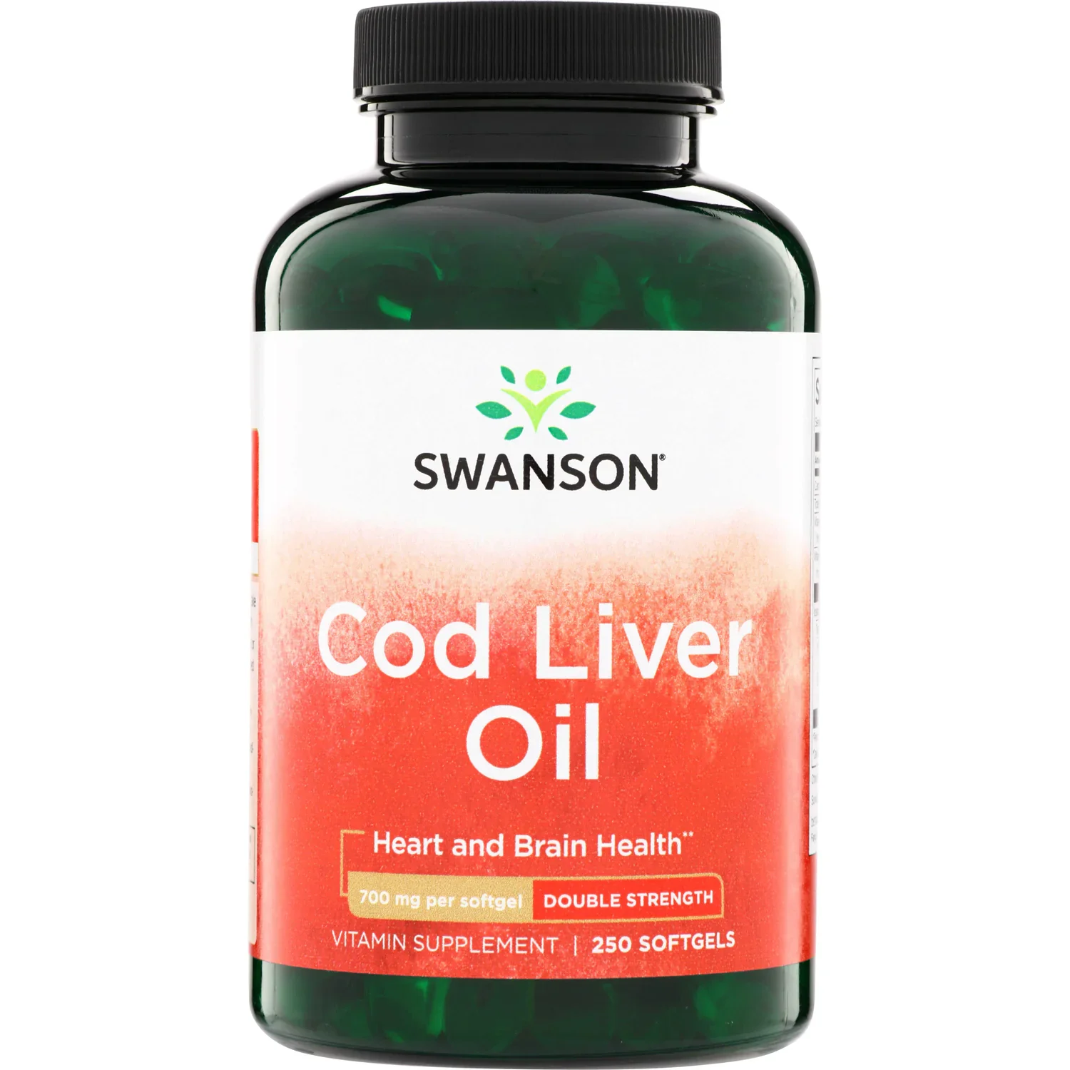 Swanson Vitamins Cod Liver Oil Softgels