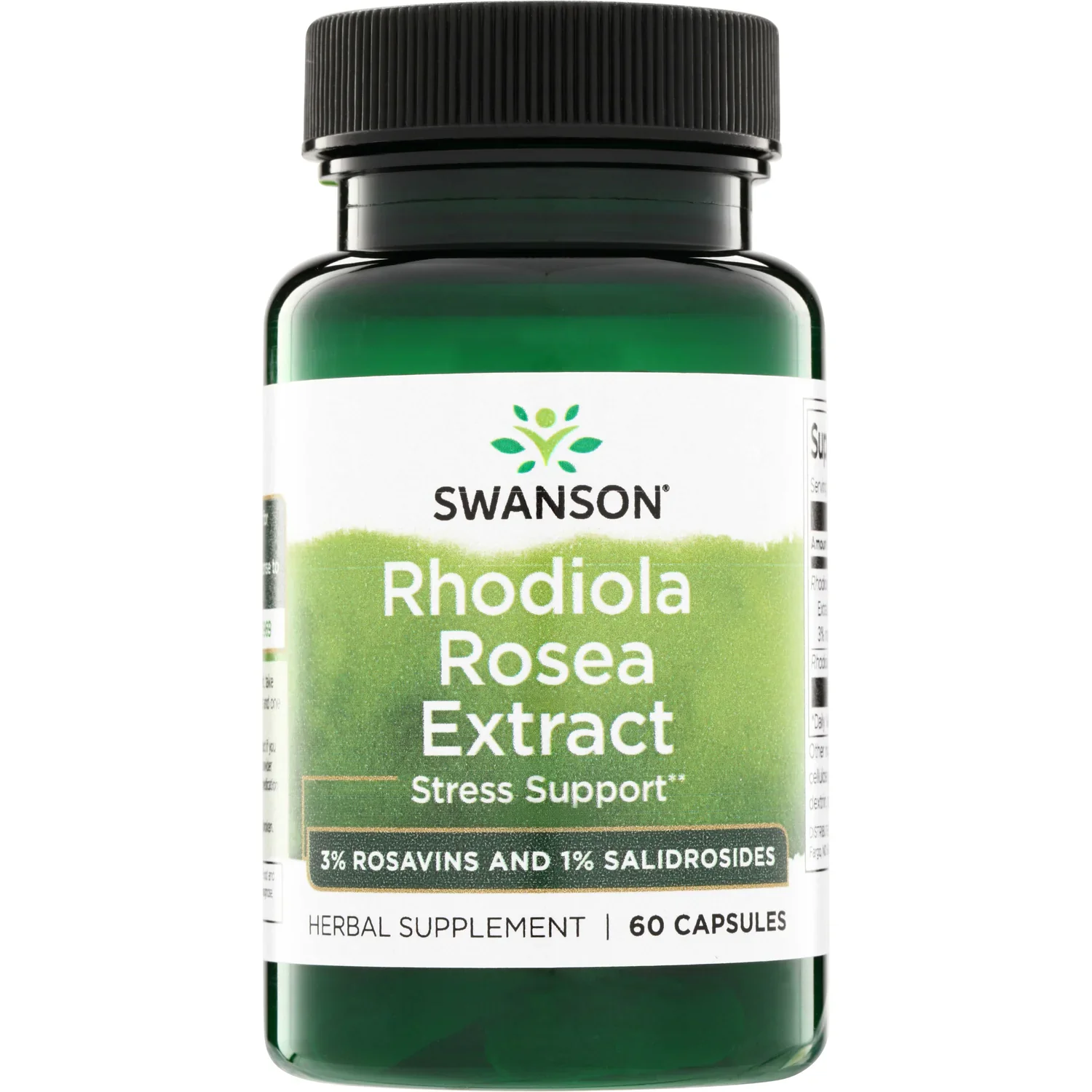 Swanson Vitamins Full Spectrum Rhodiola Rosea Root 400mg 100 Vegan Capsules