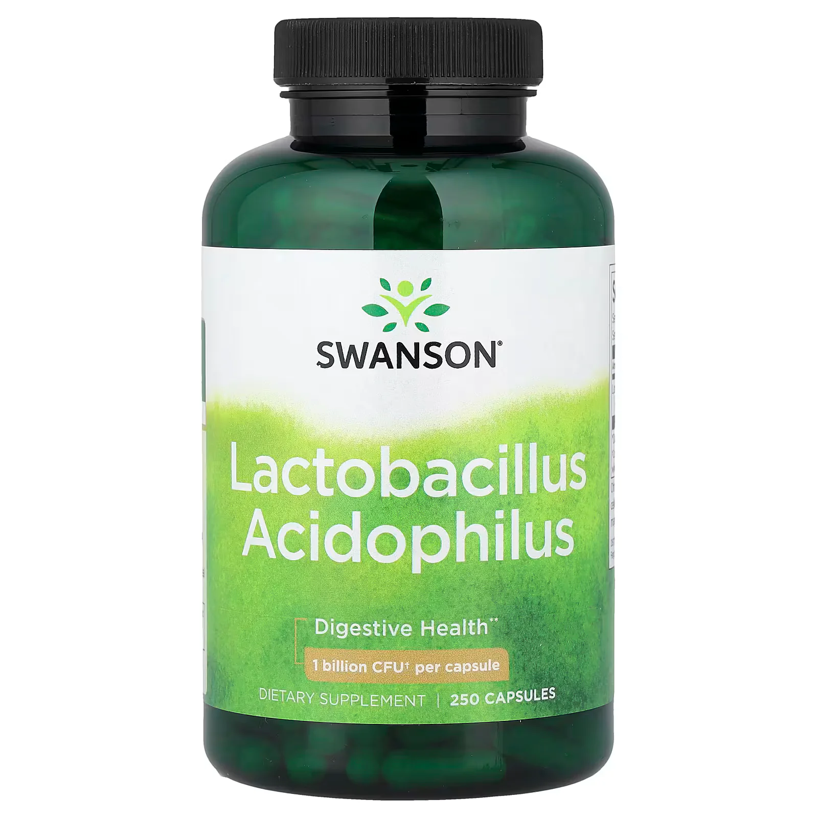 Swanson Vitamins Lactobacillus Acidophilus 1 Billion CFU Capsules