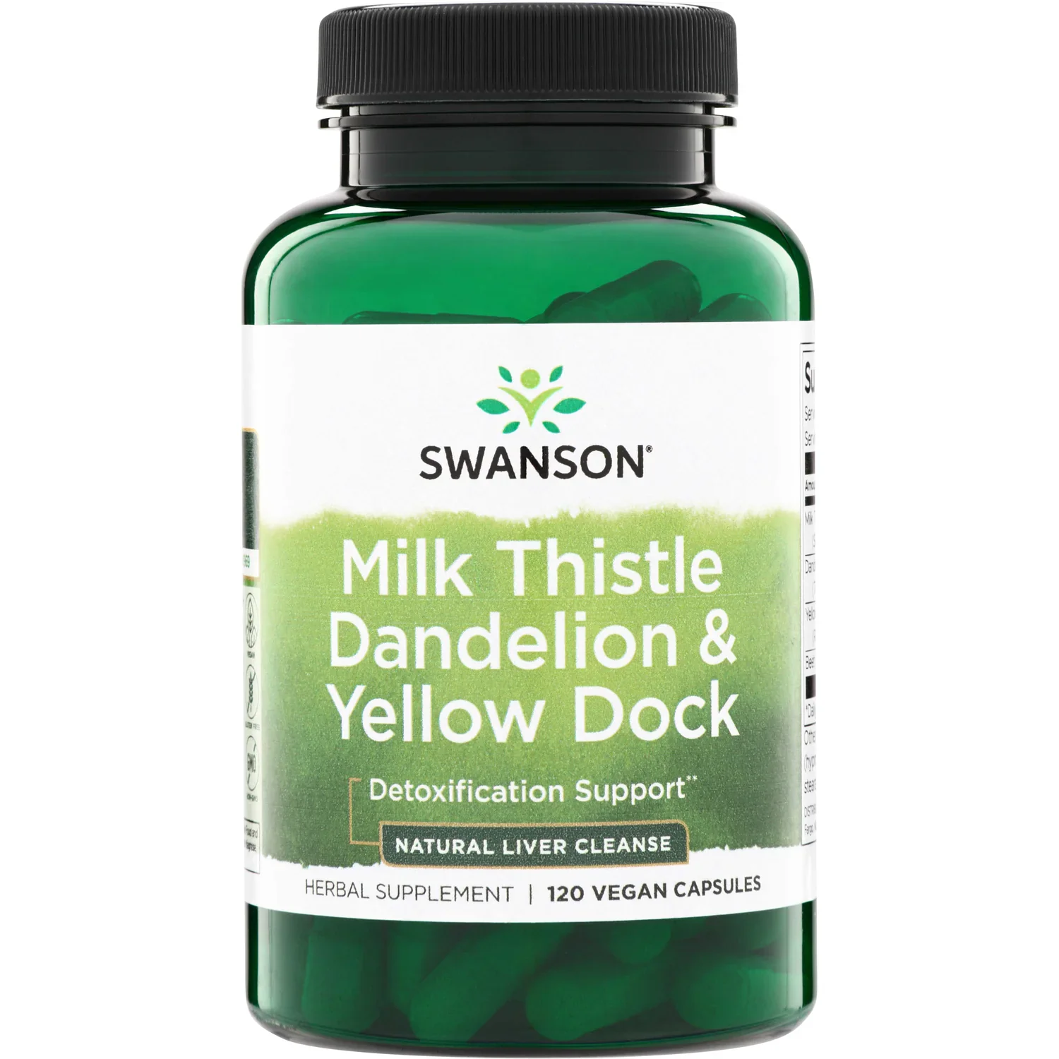 Swanson Vitamins Milk Thistle 120 Capsules