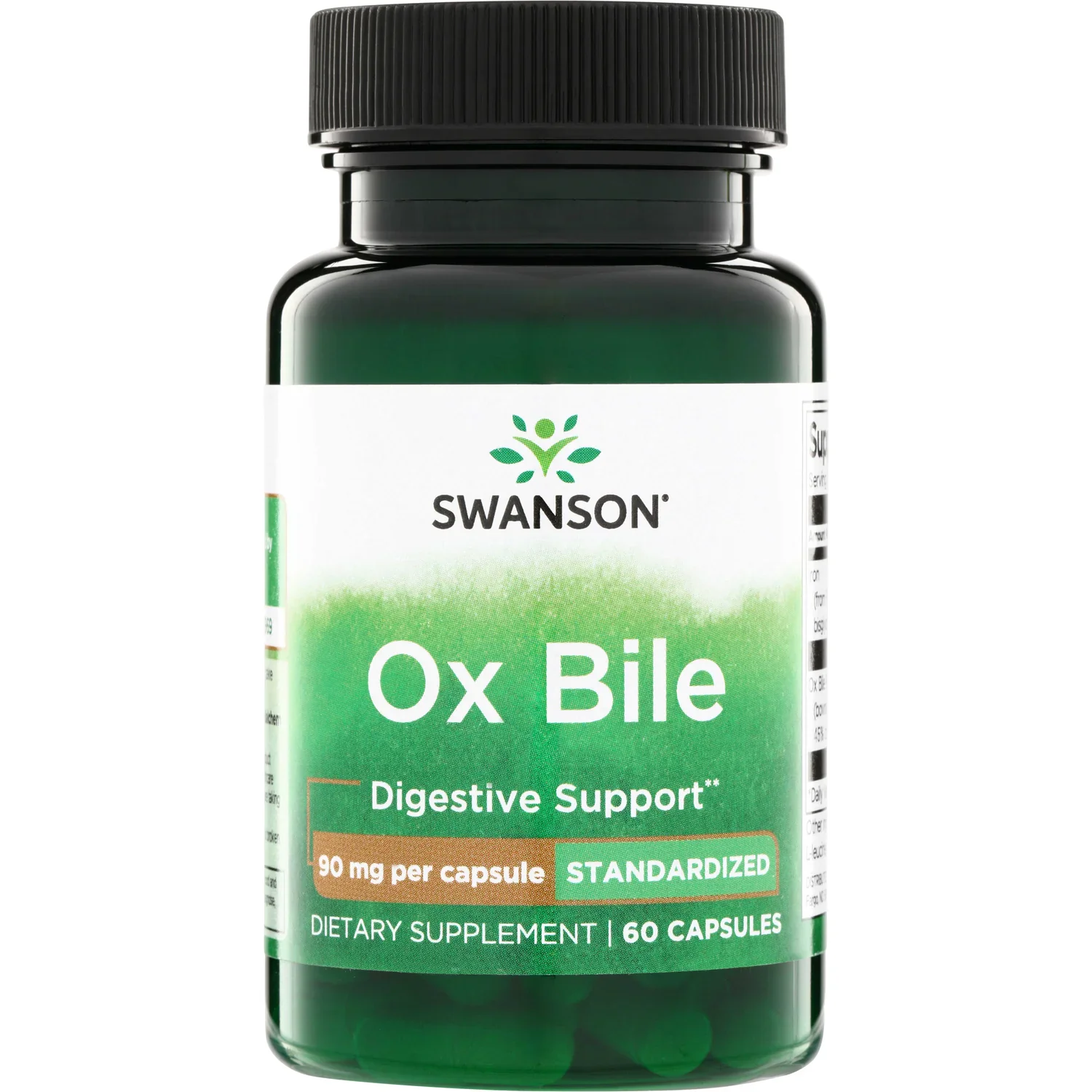 Swanson Vitamins Ox Bile 60 Capsules