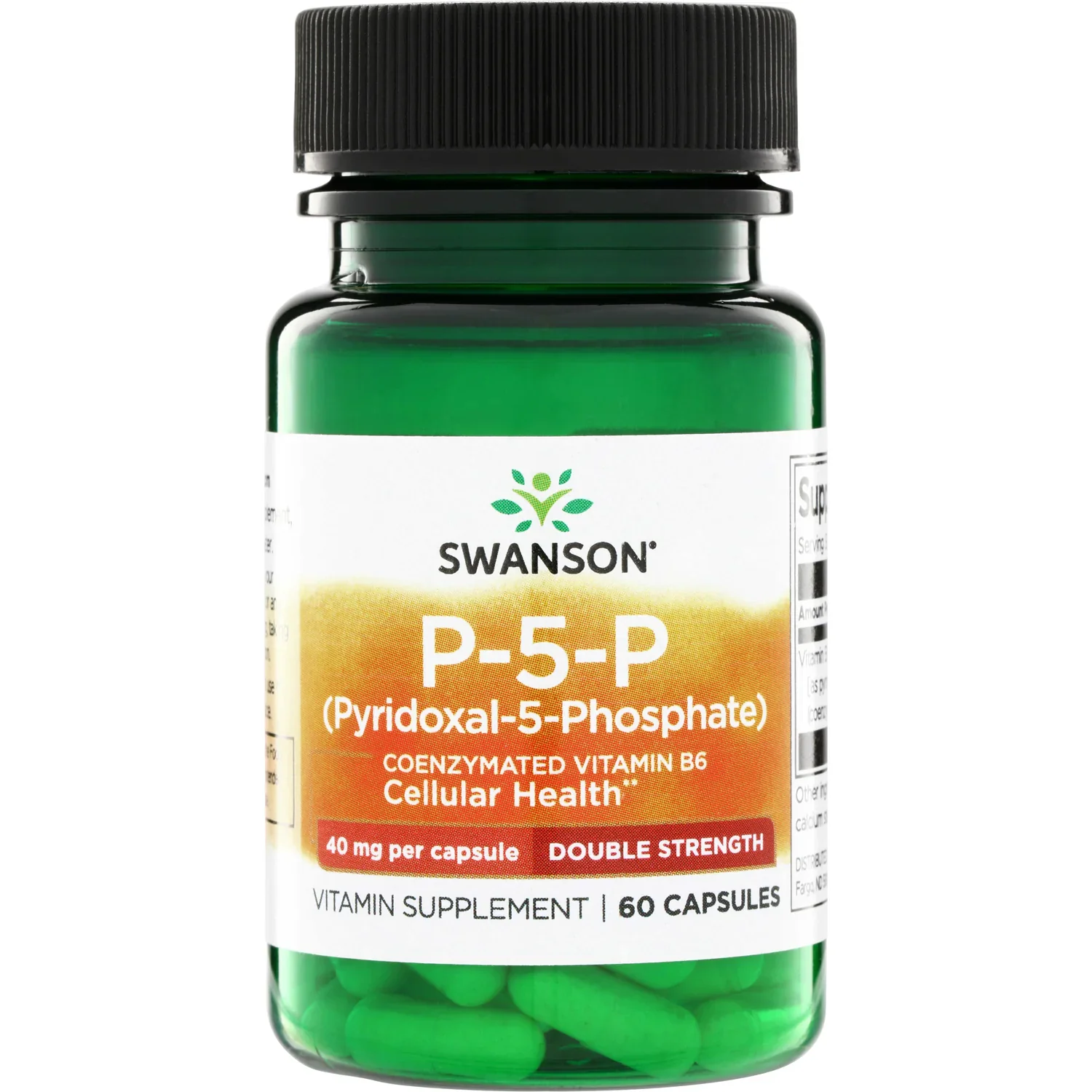 Swanson Vitamins P-5-P 40mg 60 Capsules
