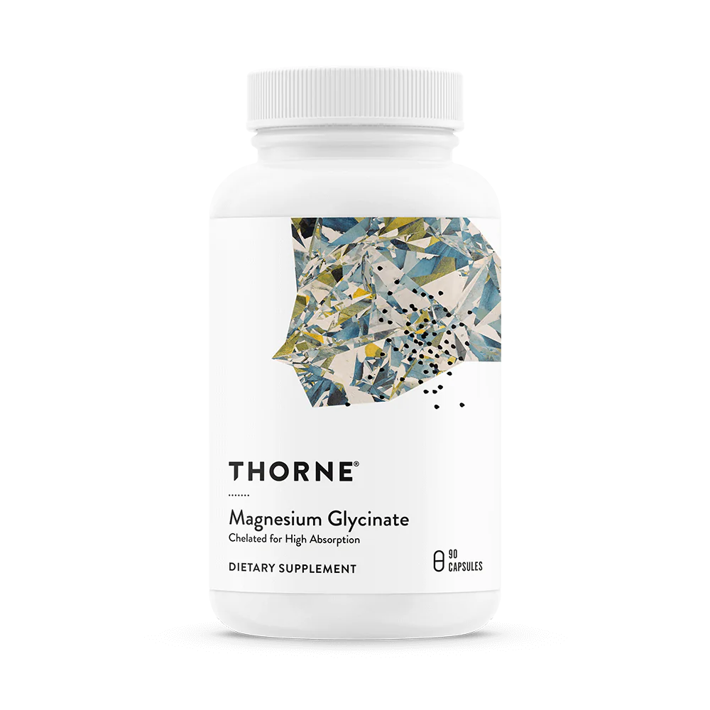 Thorne Magnesium Glycinate 90 Capsules (120 mg per Capsule)